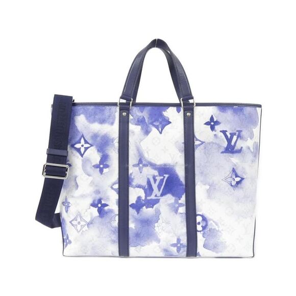 Pre Loved louis vuitton Men blue | blue Tote Bags - Picture 1 of 8